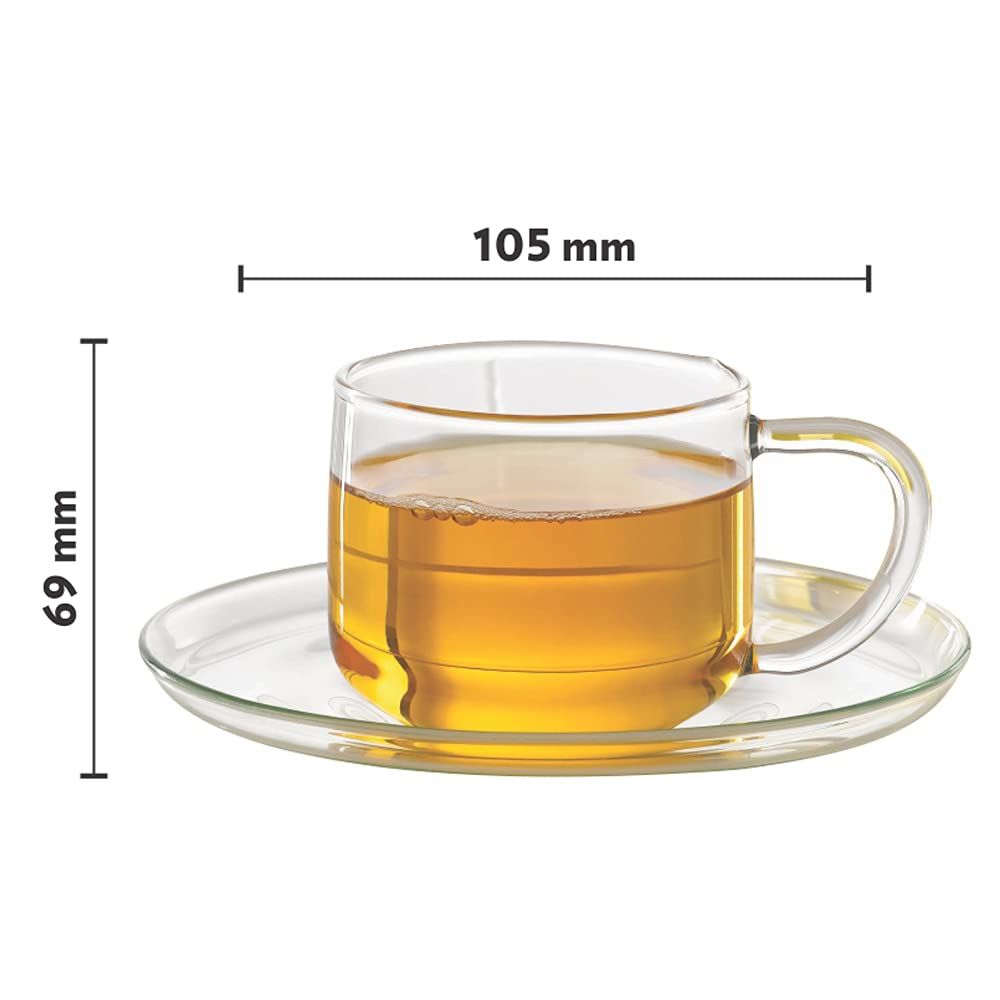 Borosil Piccoletta Tea Set - 5