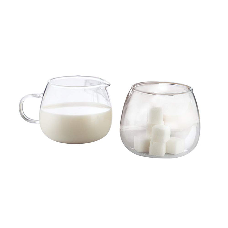 Borosil Classic 200 ML Milk & Sugar Pot - 2