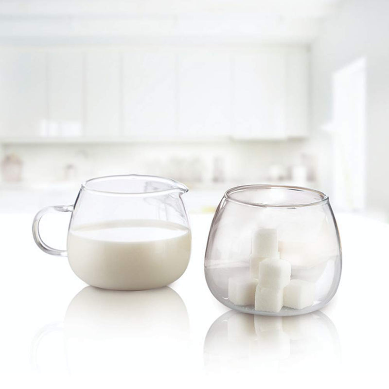 Borosil Classic 200 ML Milk & Sugar Pot - 1