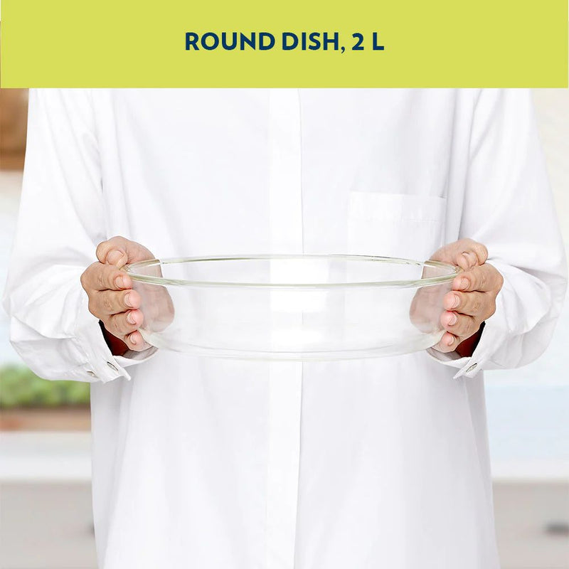 Borosil Round 2000 ML Dish - 3