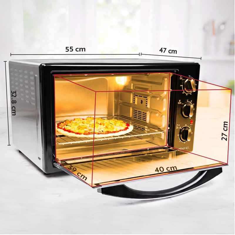 Borosil Prima 42 Litres Digital Oven Toaster & Grill - 9