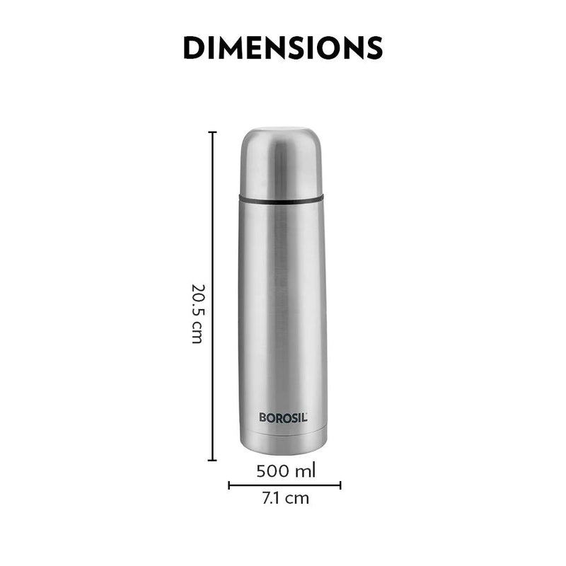 Borosil Stainless Steel Hydra Thermo Vacuum Insulated Flask - 4