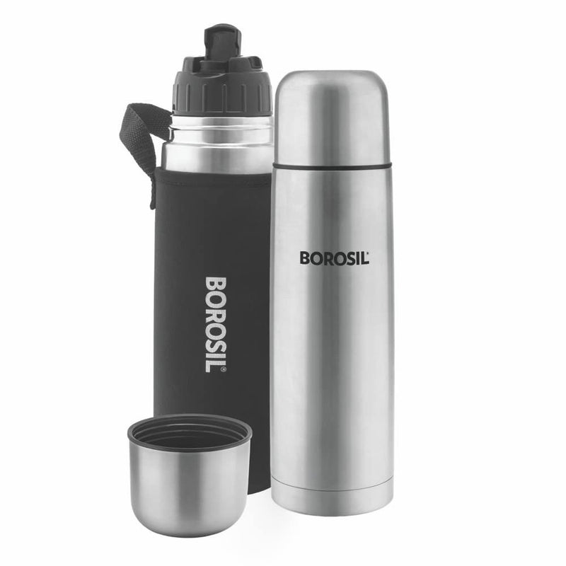 Borosil Stainless Steel Hydra Thermo Vacuum Insulated Flask - 7
