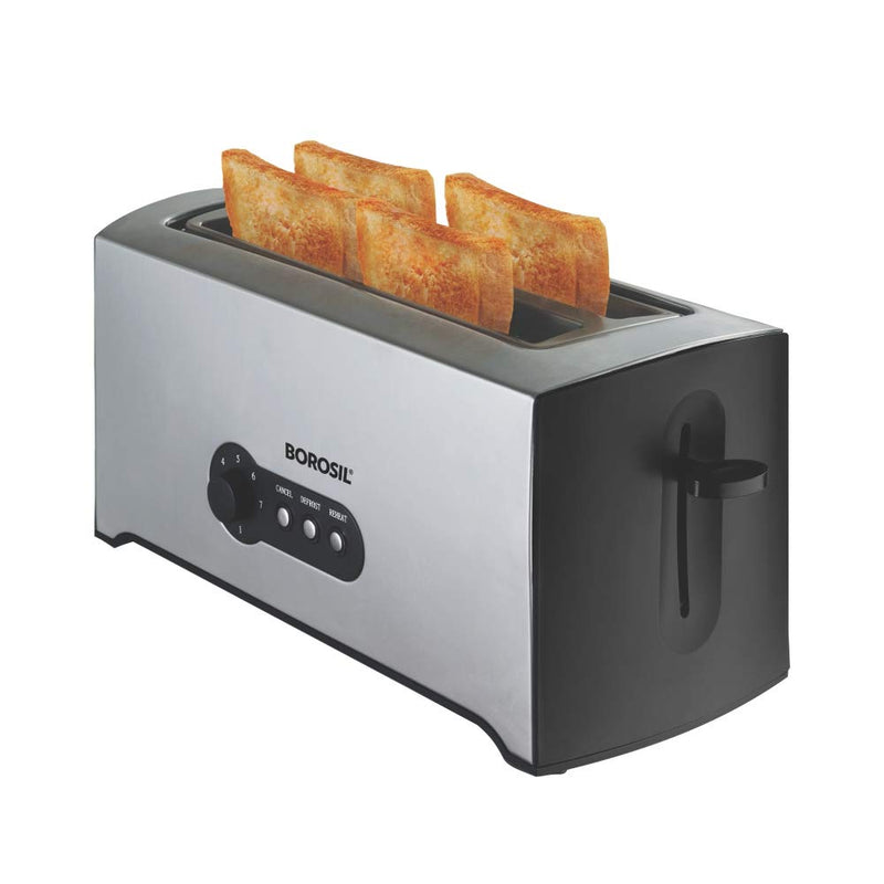 Borosil Krispy 4 Slice 1500 Watt Pop-Up Toaster - 2