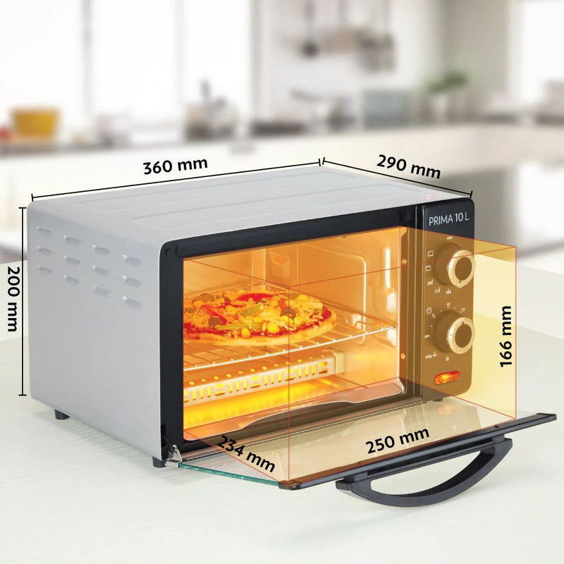 Borosil Prima Plus 10 Litres Oven Toaster Griller - 8