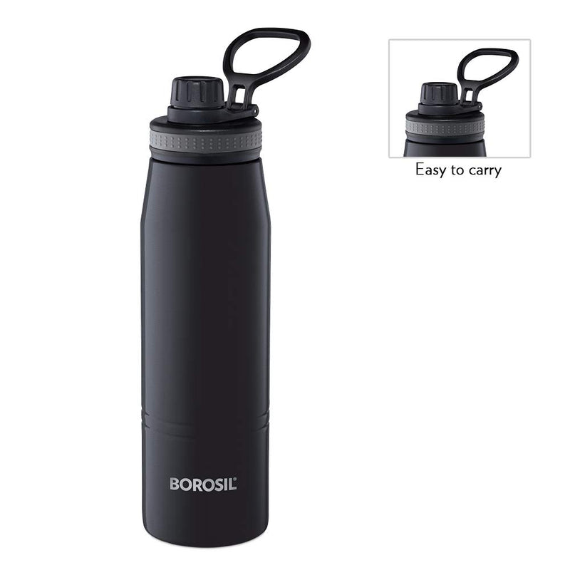 Borosil Stainless Steel Hydra Gosports Vacuum Insulated Water Bottle - 8