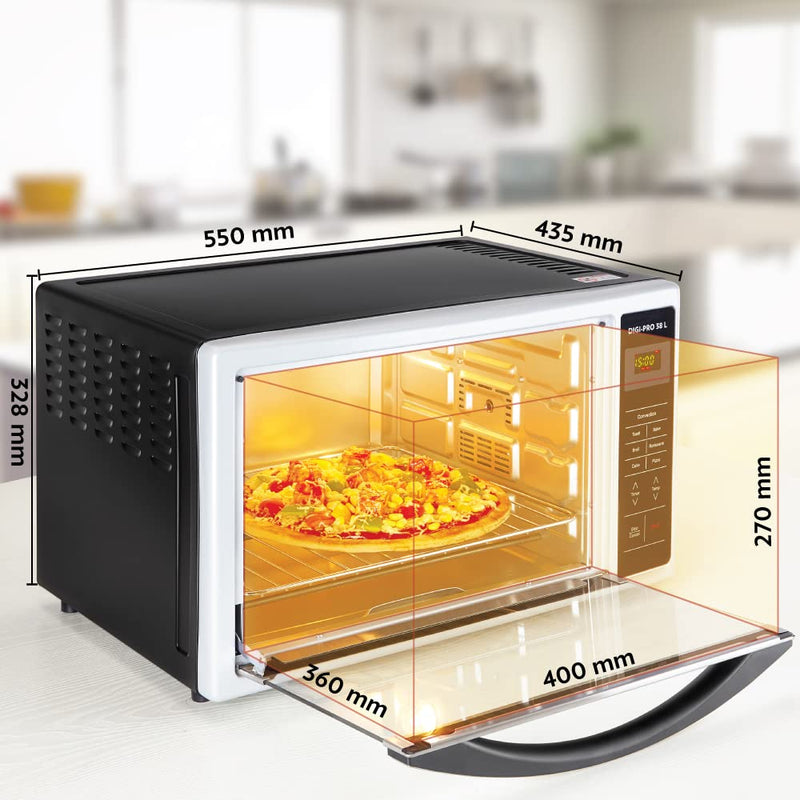 Borosil DigiPro 38 Litres Digital Oven Toaster & Grill - 9