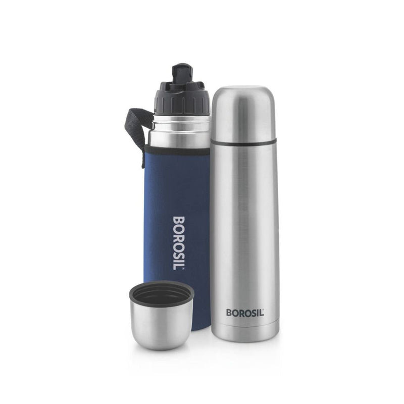 Borosil Stainless Steel Hydra Thermo Vacuum Insulated Flask - 6