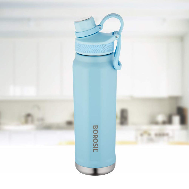 Borosil Stainless Seel Hydra SportSip 710 ML Vacuum Insulated Flask Water Bottle - 1