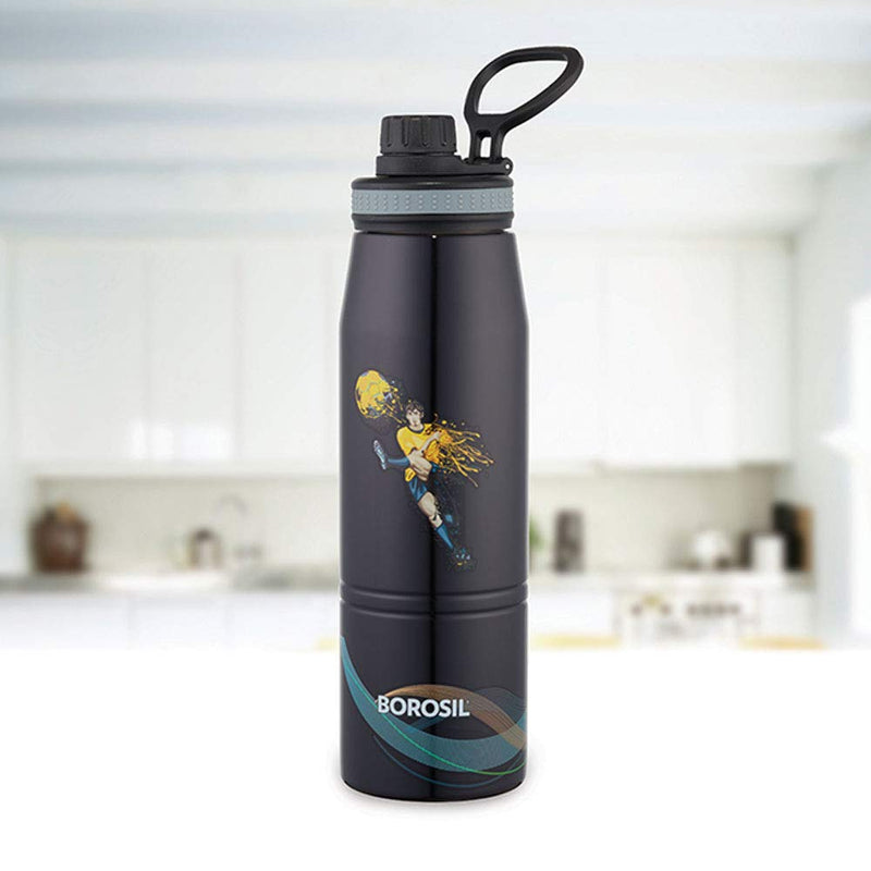 Borosil Stainless Steel Hydra Gosports Football 900 ML Vacuum Insulated Water Bottle - 1