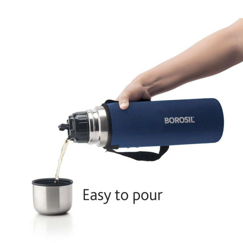 Borosil Stainless Steel Hydra Thermo Vacuum Insulated Flask - 13