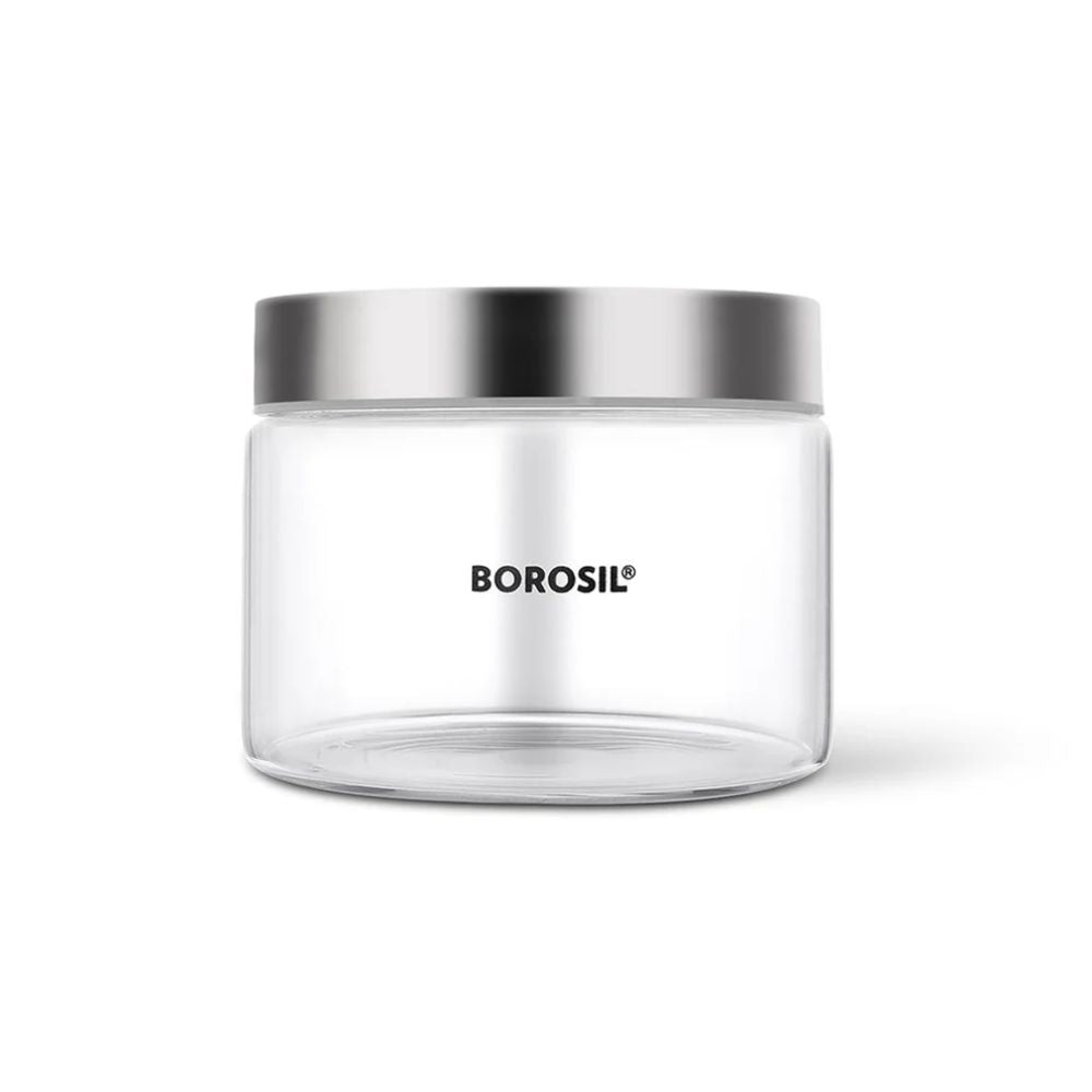 Borosil Endura Storage Glass Jar with SS Lid - 2