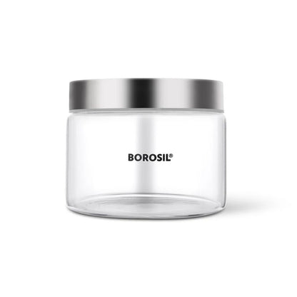 Borosil Endura Storage Glass Jar with SS Lid - 2