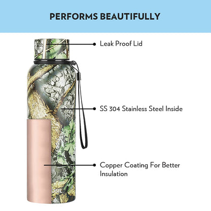 Borosil Trek Granite 700 ML Stainless Steel Water Bottle - 5