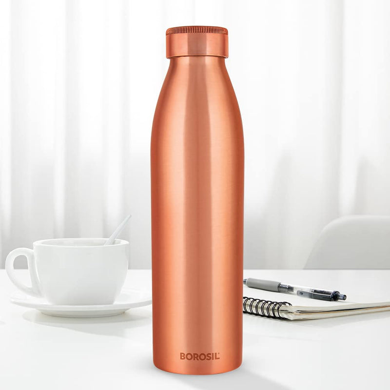 Borosil Pro 950 ML Copper Water Bottle - 1