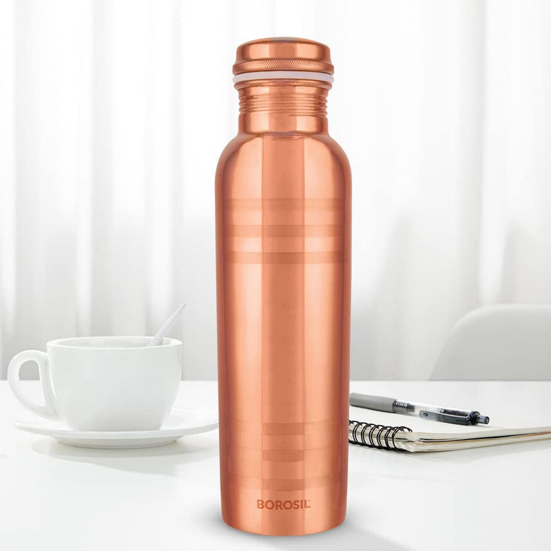 Borosil Chakra 1000 ML Copper Water Bottle - 1