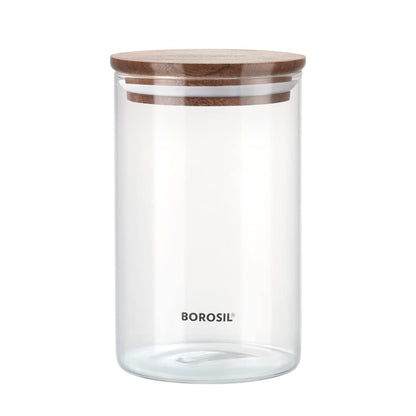 Borosil Classic Jar with Wooden Lid - 4