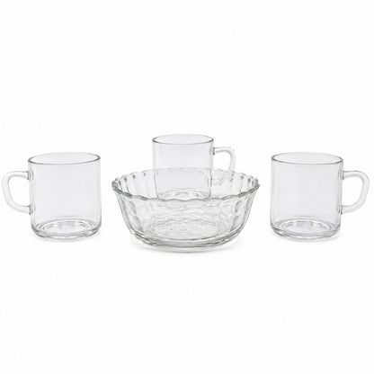 Borosil Grace Glass Tea set - 3