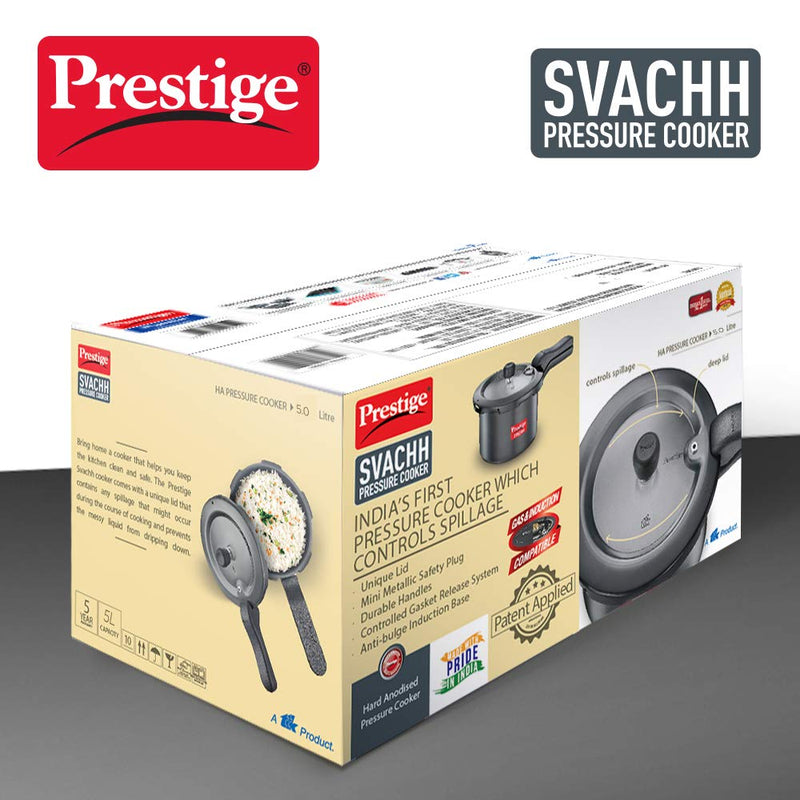 Prestige Svachh Hard Anodized Pressure Cooker - 13