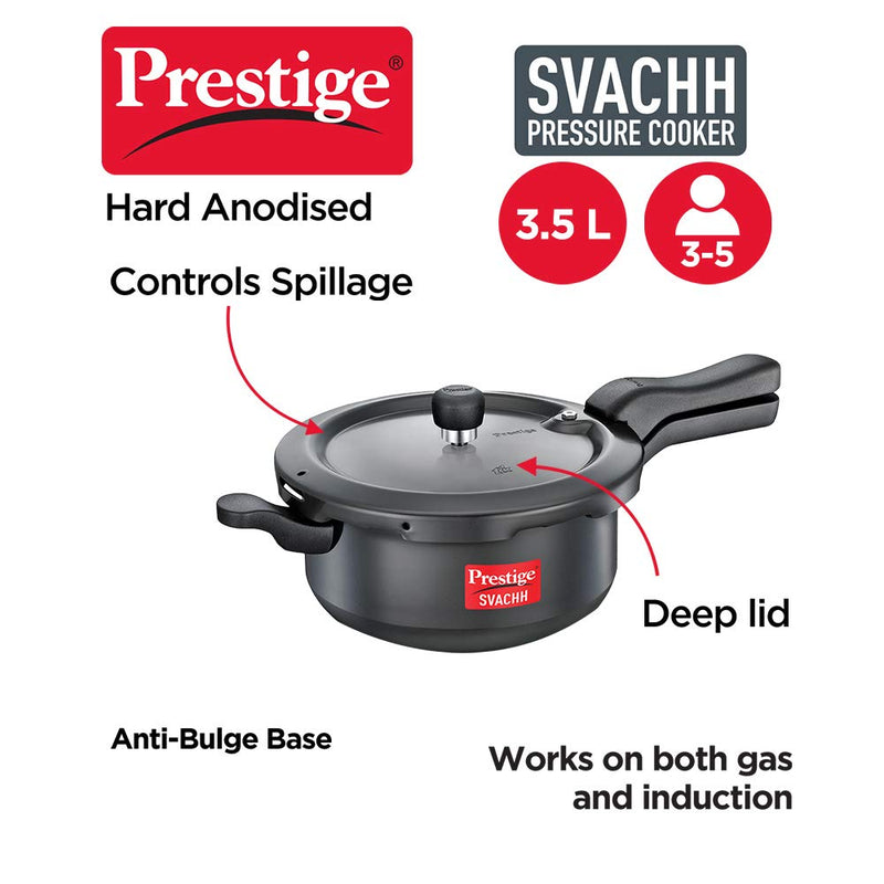 Prestige Svachh Hard Anodized Pressure Cooker - 7