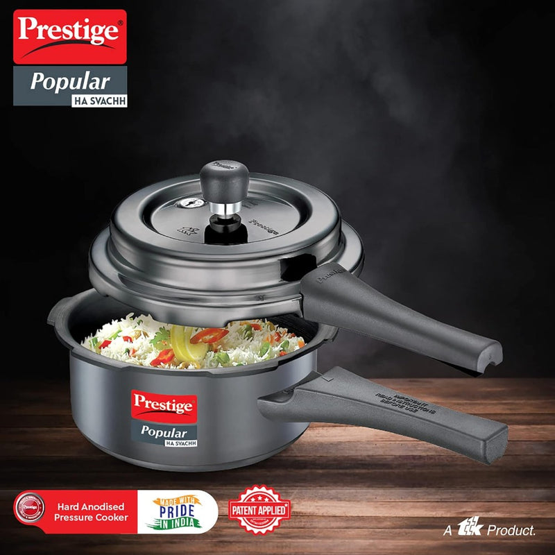 Prestige Popular Svachh Hard Anodised Pressure Cooker - 2