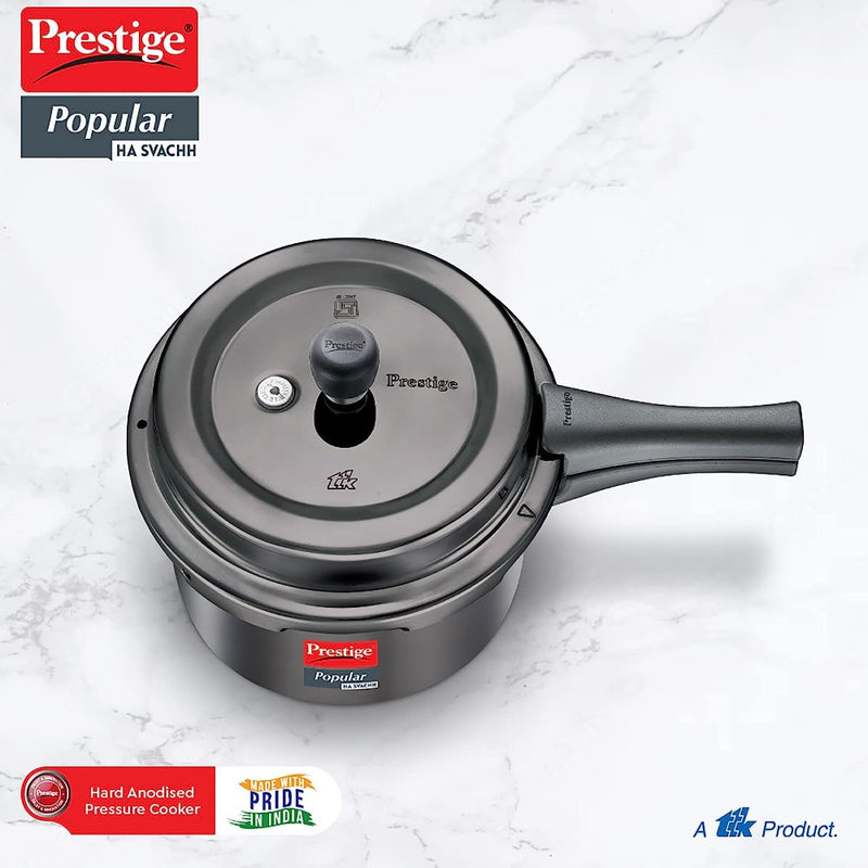 Prestige Popular Svachh Hard Anodised Pressure Cooker - 9