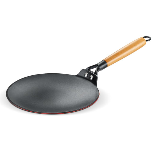 Prestige Castlite Enamel Coated Cast Iron 25 cm Concave Tawa - 1