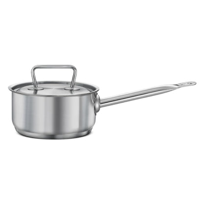 Prestige Stainless Steel Magicbase 16 cm Tri-Ply Capsulated Bottom Sauce Pan with Lid - 1