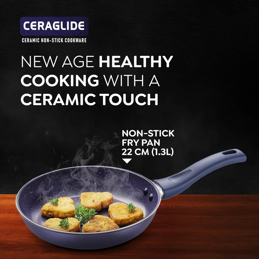 Prestige Ceraglide Ceramic Coated Non-Stick Fry Pan - 4