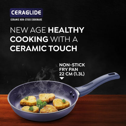 Prestige Ceraglide Ceramic Coated Non-Stick Fry Pan - 4