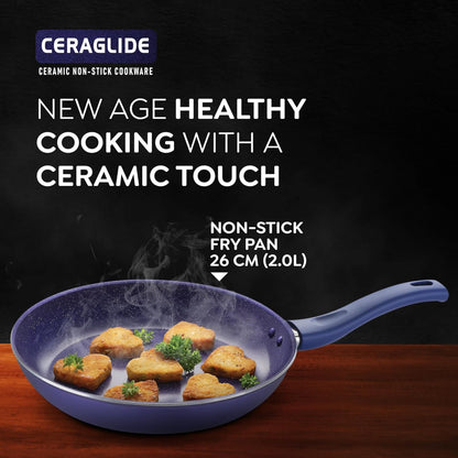 Prestige Ceraglide Ceramic Coated Non-Stick Fry Pan - 8