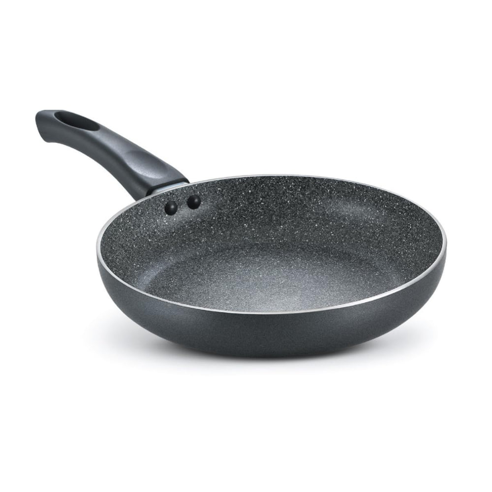Prestige Omega Deluxe Granite Non-Stick Cookware Set - Concave Tawa + Fry Pan - 3