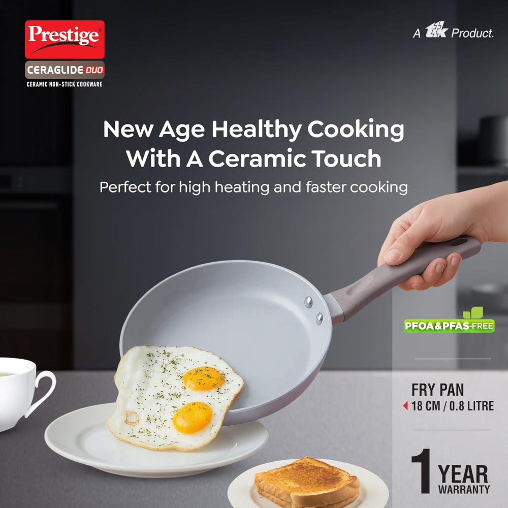 Prestige Ceraglide Duo Ceramic Coating Non Stick Aluminium Fry Pan - 2