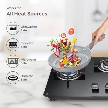 Prestige Ceraglide Duo Ceramic Coating Non Stick Aluminium Fry Pan - 16