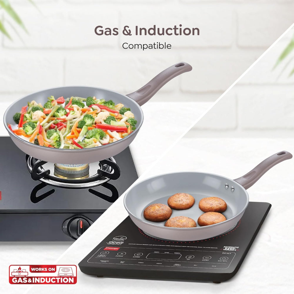 Prestige Ceraglide Duo Ceramic Coating Non Stick Aluminium Fry Pan - 14