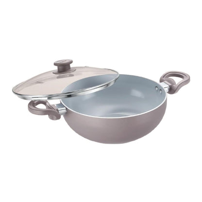 Prestige Ceraglide Duo Ceramic Coating Non Stick Aluminium Deep Kadhai - 4