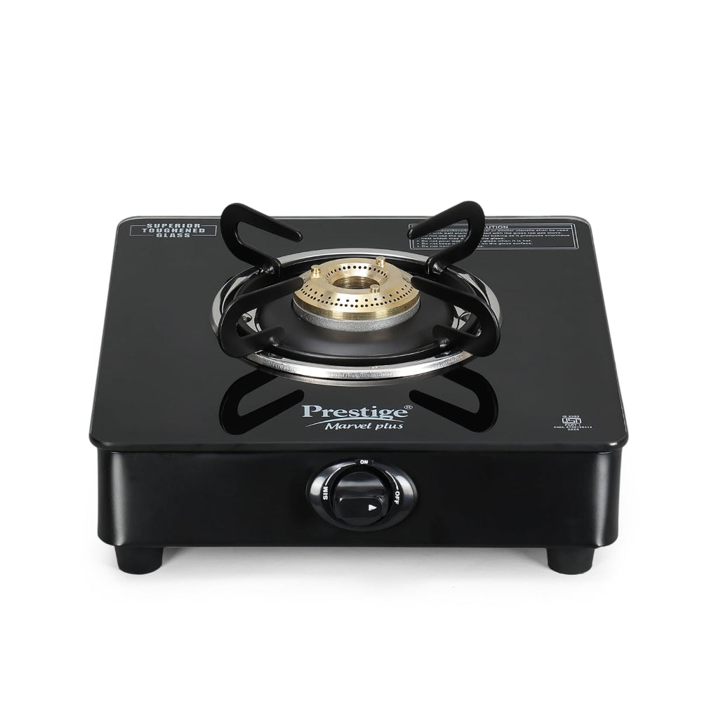 Prestige Marvel Plus Toughened Glass Top 1 Burner Gas Stove - 1