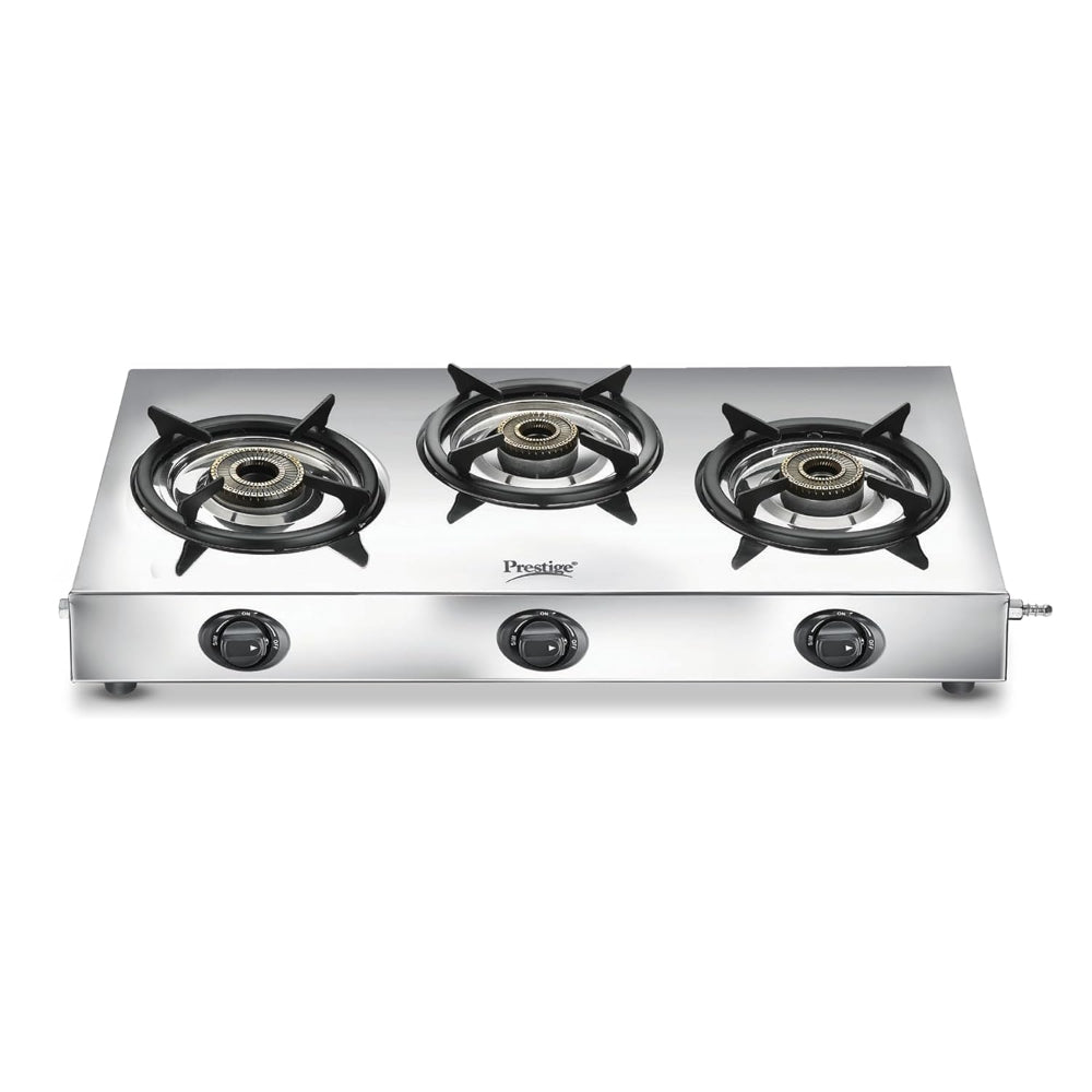 Prestige Perfect Plus Stainless Steel 3 burner Gas Stove - 1