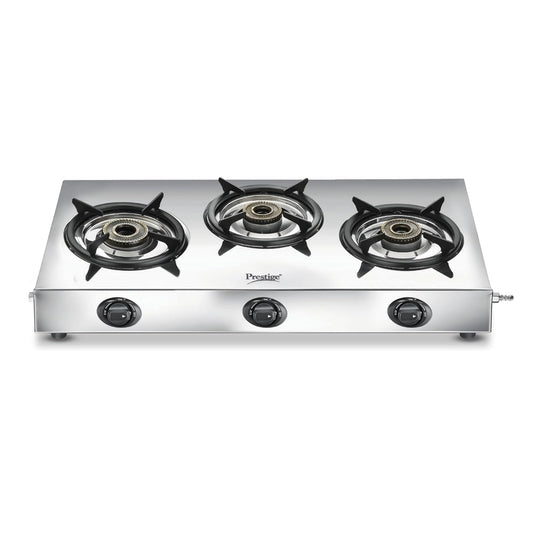 Prestige Perfect Plus Stainless Steel 3 burner Gas Stove - 1
