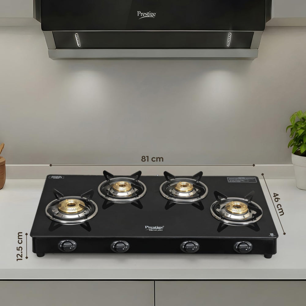 Prestige Marvel Plus 4 Burner Gas Stove - GTM-04 - 2