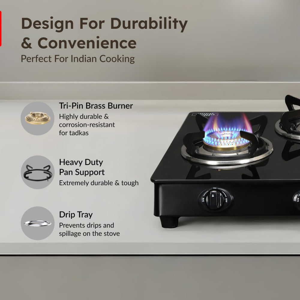 Prestige Marvel Plus 4 Burner Gas Stove - GTM-04 - 3
