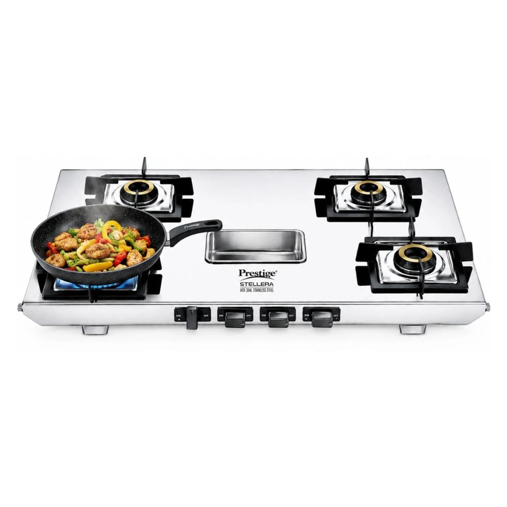 Prestige Stellora 4 Burner Stainless Steel Gas Stove - 3