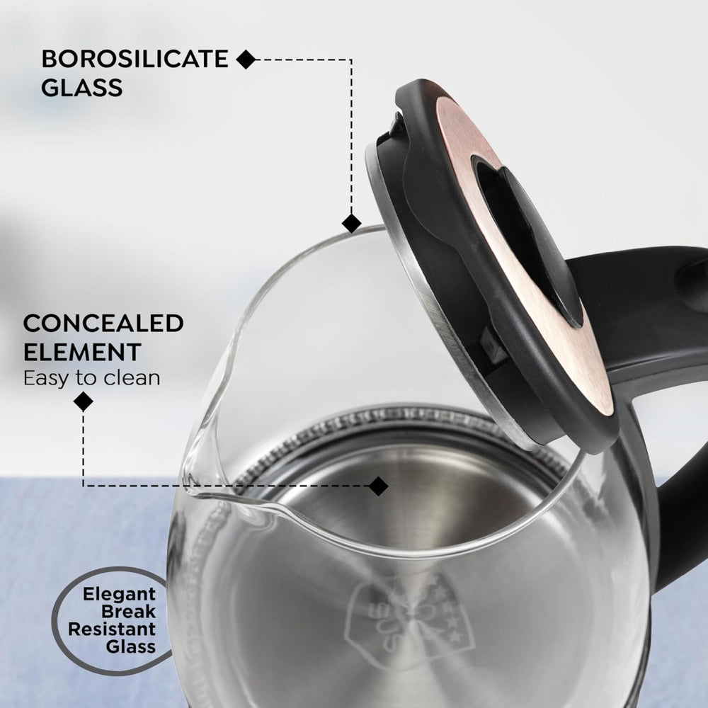 Prestige Borosilicate Glass PKGB 1.8 Litre Electric Kettle - 5