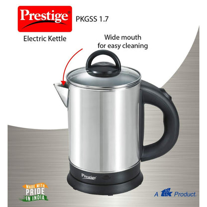 Prestige Stainless Steel PKGSS 1.7 Liter 1350 Watts Electric Kettle - 2