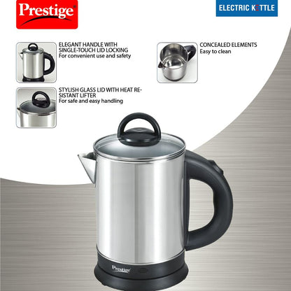 Prestige Stainless Steel PKGSS 1.7 Liter 1350 Watts Electric Kettle - 4