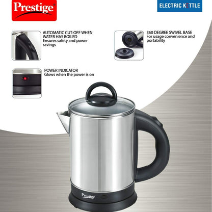 Prestige Stainless Steel PKGSS 1.7 Liter 1350 Watts Electric Kettle - 5