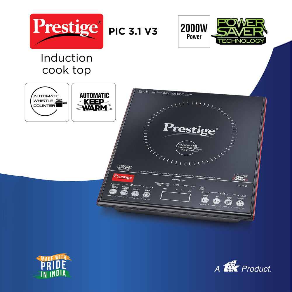 Prestige PIC 3.1 V3 2000 Watts Induction Cooktop - 2