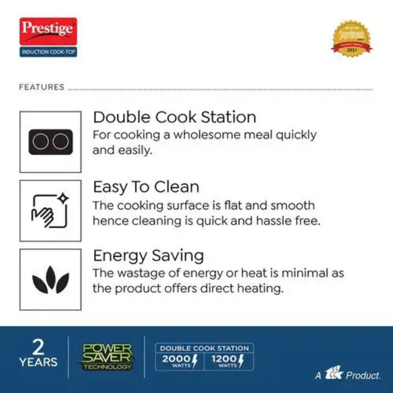 Prestige PDIC 3.0 Double Induction Cooktop - 5