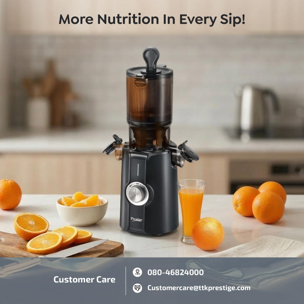 Prestige Natura 200 Watts Cold Press Slow Juicer - 5