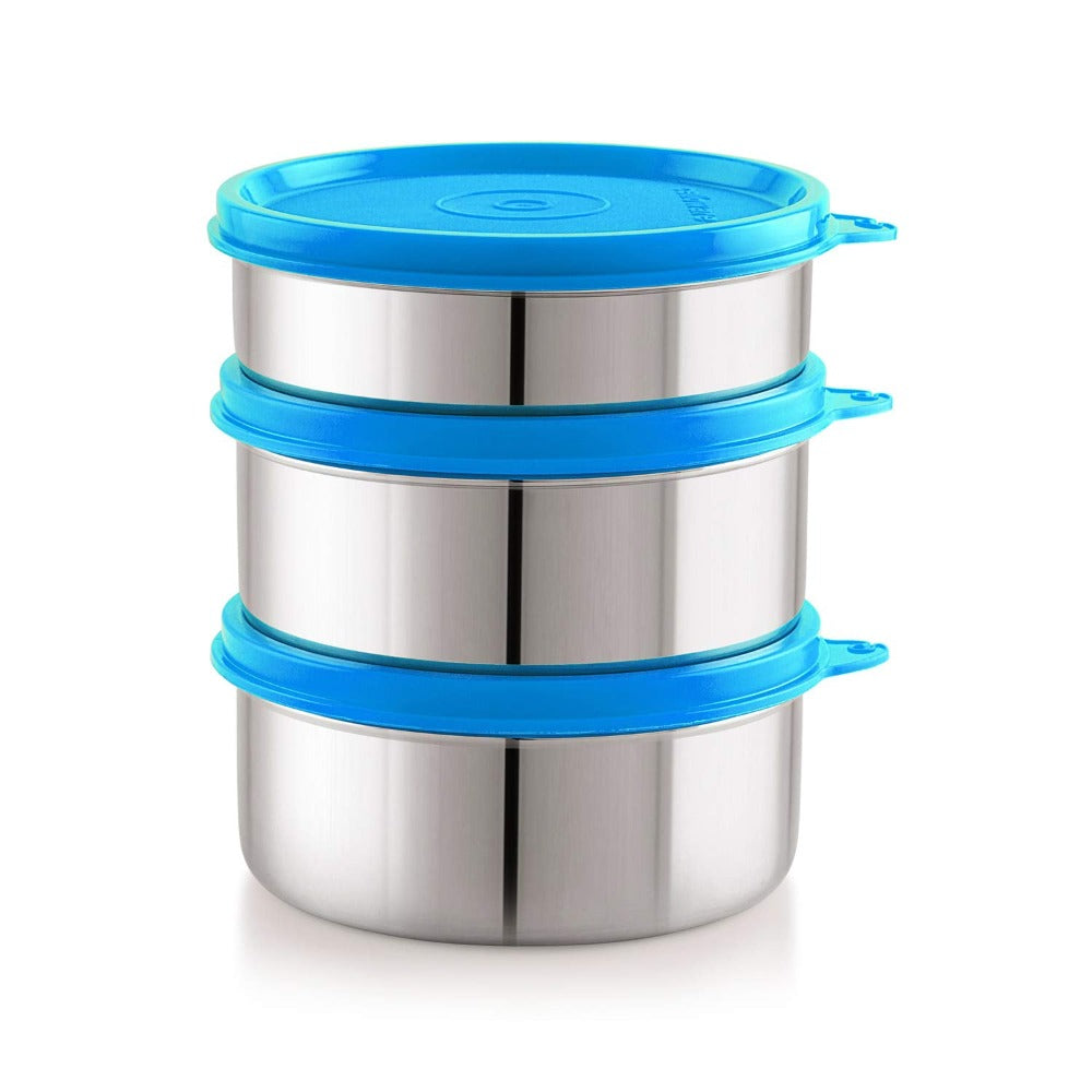 Cello Stainless Steel Matiz Max Fresh 3 Container Lunch Box - 13